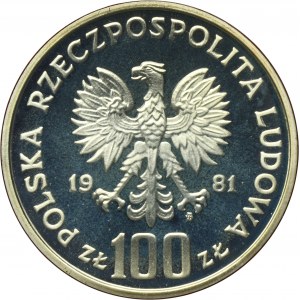PRÓBA, 100 złotych 1981 Ochrona Środowiska Konie