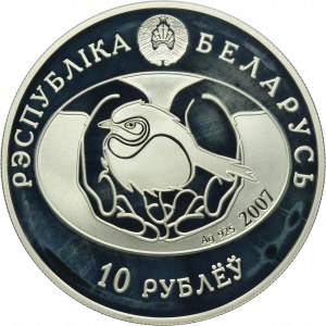 Białoruś, 10 Rubli Öskemen 2007 - Słowik