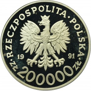 200.000 złotych 1991 Igrzyska XXV Olimpiady Barcelona 1992 - Żeglarstwo