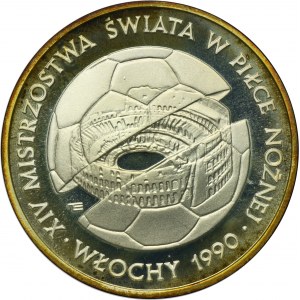 500 złotych 1988 XIV Mistrzostwa Świata w Piłce Nożnej Włochy 1990