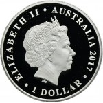 Australia, Elżbieta II, 1 Dolar Perth 2017 P - Ślub