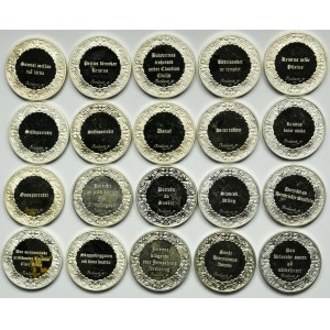 Set, Medals with depictions of Rembrandt's paintings (20 pcs.)