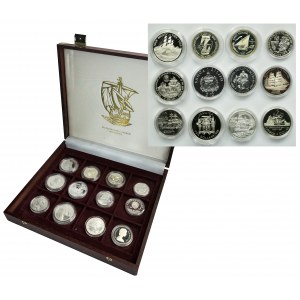 Set, Coins from the Fascinating History of Sailing series (12 pcs.)