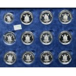 Set, Great Britain, Set of Royal British Medals from the European Football Championship series 1996 (12 pcs.)