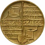Medal commemorating the construction of the Józef Piłsudski Mound in 1936