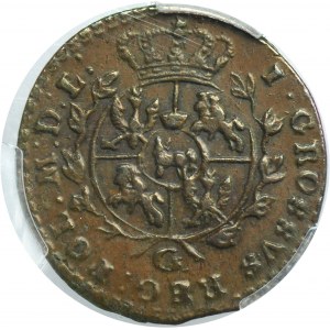 Poniatowski, Groschen Krakau 1767 G - PCGS AU55