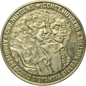 Netherlands, Beatrice, 10 Ecu Grobbendonk 1989 - Christiaan and Constantijn Huygens