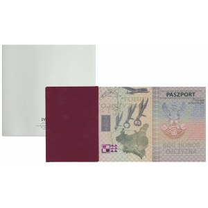 PWPW, Cichociemni test passport with folder