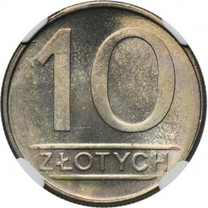 10 złotych 1985 - NGC MS66