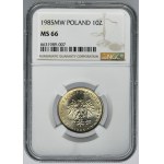 10 gold 1985 - NGC MS66