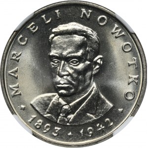 20 złotych 1974 Nowotko - NGC MS66