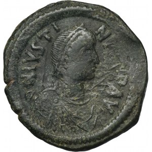 Byzantine Empire, Justin I, Follis