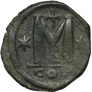 Empire byzantin, Justin Ier, Follis