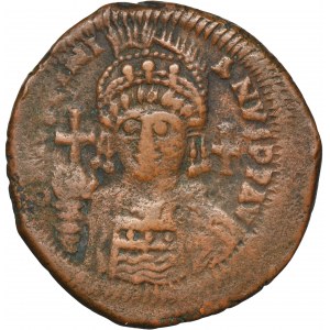 Cesarstwo Bizantyńskie, Justynian I, Follis