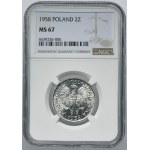 2 gold 1958 Berry - NGC MS67