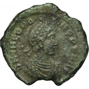 Roman Imperial, Theodosius I, Follis