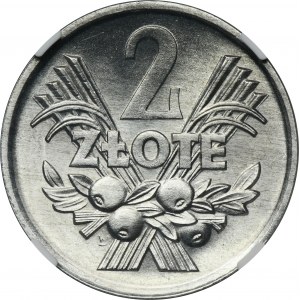2 złote 1972 Jagody - NGC MS67