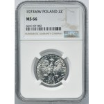 2 złote 1973 Jagody - NGC MS66