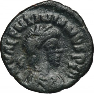 Roman Imperial, Valentinian III, Follis