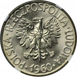 10 złotych 1960 Kościuszko - NGC MS64