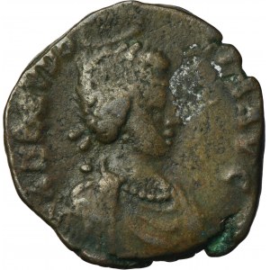 Roman Imperial, Aelia Eudoxia, Follis