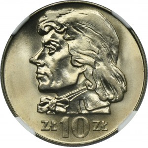 10 złotych 1969 Kościuszko - NGC MS67