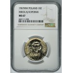 10 złotych 1967 Kopernik - NGC MS67