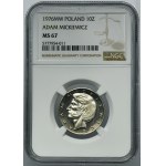 10 złotych 1976 Adam Mickiewicz - NGC MS67