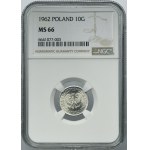 10 pennies 1962 - NGC MS66 - RARE