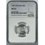 50 halierov 1957 - NGC MS67