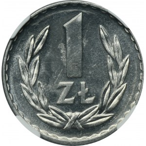 1 złoty 1974 - NGC MS65 PROOF LIKE - jak lustrzanka