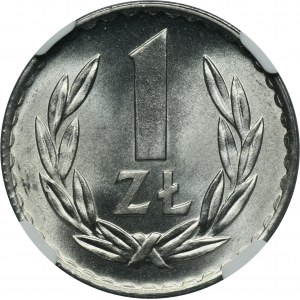 1 złoty 1975 - NGC MS66