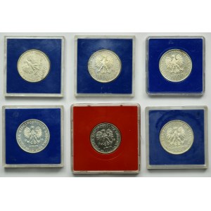 Zestaw, PRL, 100 złotych i 200 złotych 1978-1986 (6 szt.)