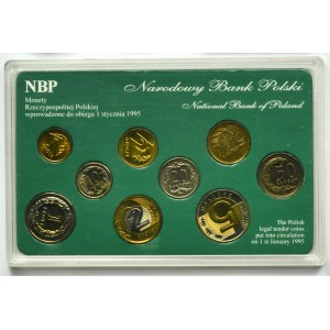 Set, Third Republic, Coins put into circulation 1.01.1995