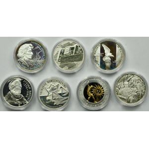 Set, 10 gold 1997-2006 (7 pieces).