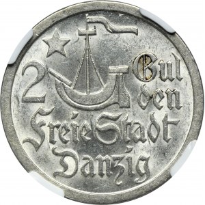 Free City of Danzig, 2 gulden 1923 - NGC MS62