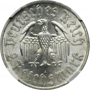 Niemcy, Republika Weimarska, 2 Marki Berlin 1933 A - NGC MS65