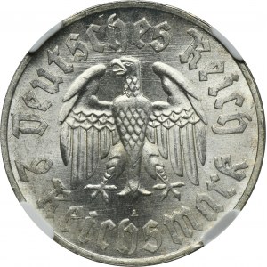Germany, Weimar Republic, 2 Mark Berlin 1933 A - NGC MS65