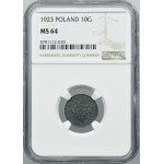 General Government, 10 groszy 1923 - NGC MS64