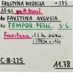 Roman Imperial, Faustina II Junior, As
