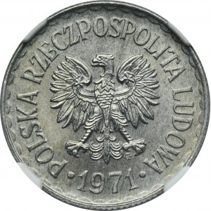 1 złoty 1971 - NGC MS63