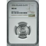 1 złoty 1976 - NGC MS66