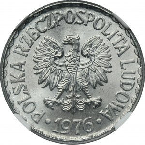 1 złoty 1976 - NGC MS66