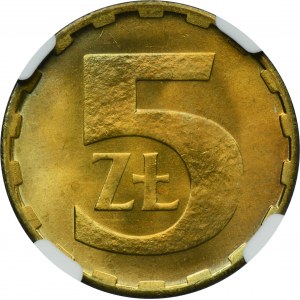 5 złotych 1988 - NGC MS66