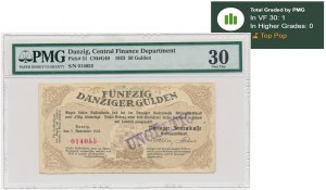 Danzig, 50 Gulden 1923 - PMG 30