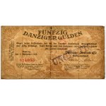 Danzig, 50 guldenů 1923 - PMG 30 - VELKÁ vzácnost