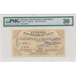Danzig, 50 guldenů 1923 - PMG 30 - VELKÁ vzácnost