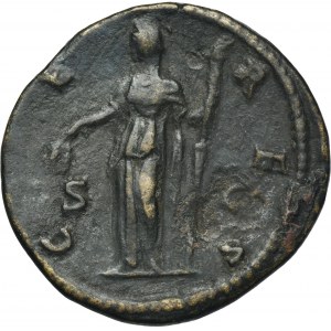 Roman Imperial, Faustina I, Dupondius