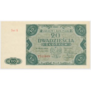 20 złotych 1947 - A -