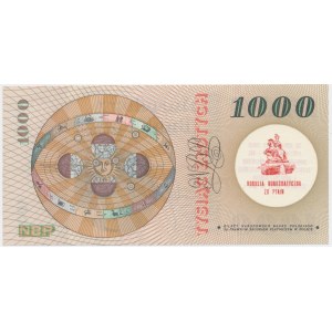 1.000 złotych 1965 - S - nadruk okolicznościowy